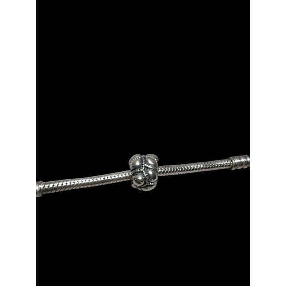 Authentic Pandora tracks charm Sterling 925 silver bead charm retired - Picture 1 of 1